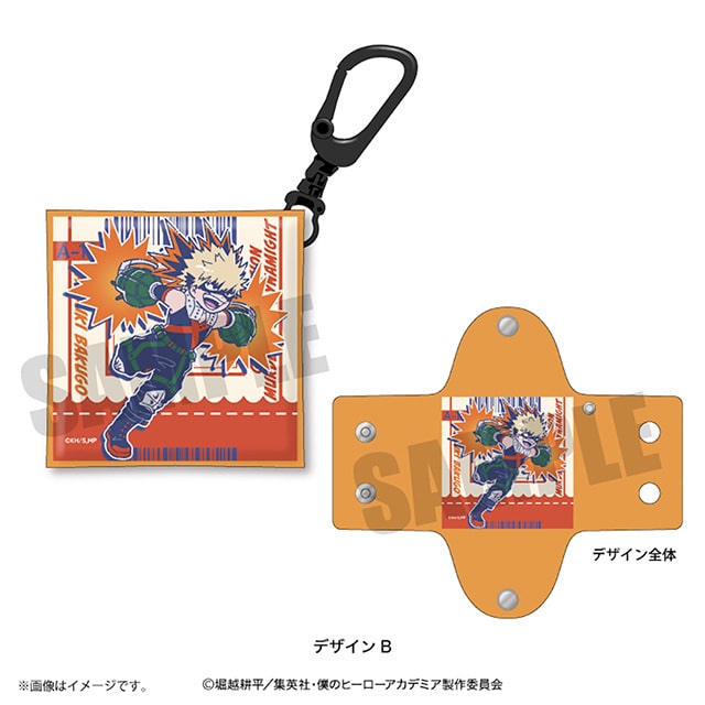 僕のヒーローアカデミア れとぽぷ カラビナ付ミニケース 爆豪勝己
