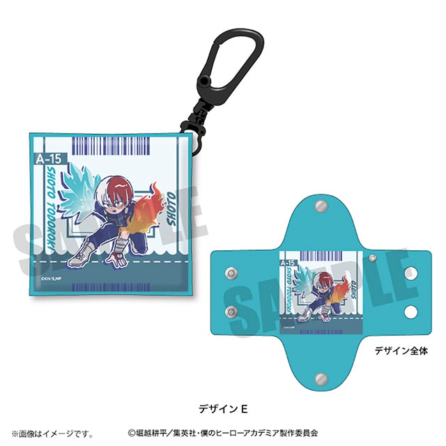 僕のヒーローアカデミア れとぽぷ カラビナ付ミニケース 轟 焦凍