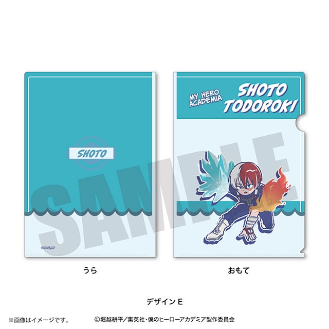 僕のヒーローアカデミア れとぽぷ A4クリアファイル 轟 焦凍