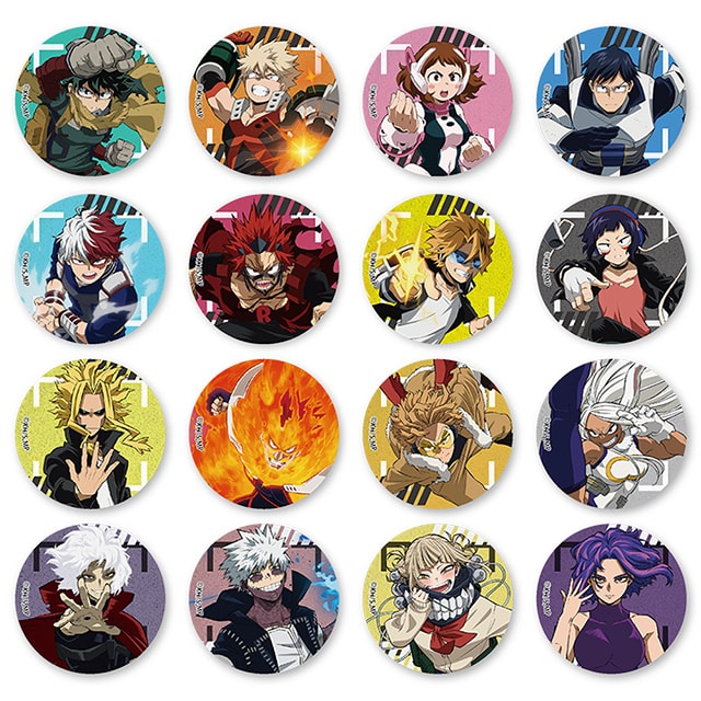 僕のヒーローアカデミア トレーディング缶バッジ 7期新ビジュアル 【全16種】 ランダム3個セット