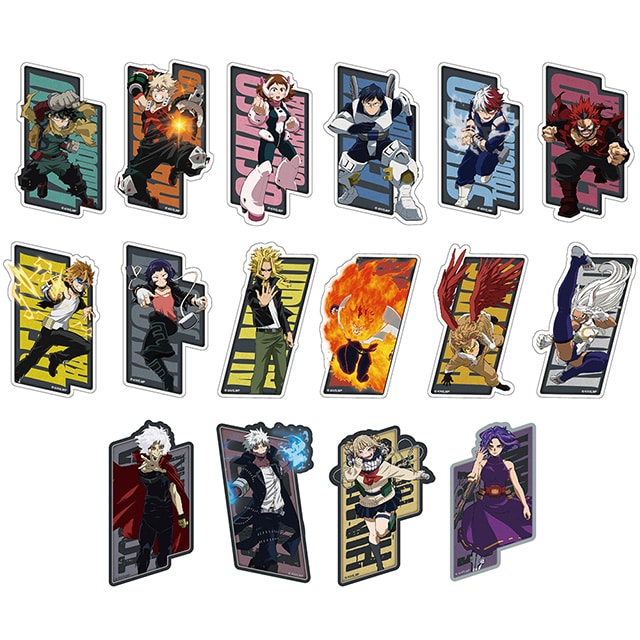 僕のヒーローアカデミア トレーディングダイカットステッカー 7期新ビジュアル 【全16種】 ランダム2枚セット