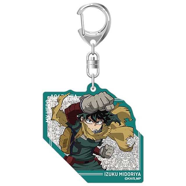 僕のヒーローアカデミア グリッターアクリルキーホルダー 7期新ビジュアル 緑谷出久