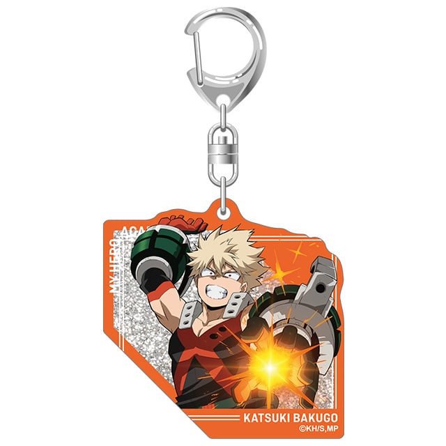 僕のヒーローアカデミア グリッターアクリルキーホルダー 7期新ビジュアル 爆豪勝己