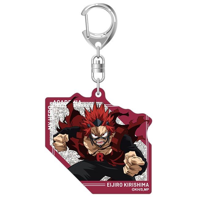 僕のヒーローアカデミア グリッターアクリルキーホルダー 7期新ビジュアル 切島鋭児郎