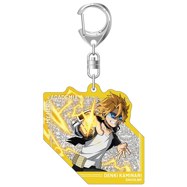 僕のヒーローアカデミア グリッターアクリルキーホルダー 7期新ビジュアル 上鳴電気