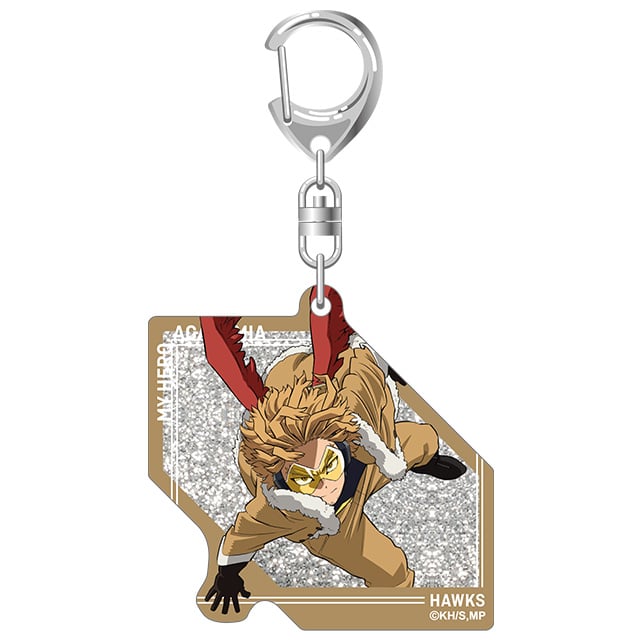 僕のヒーローアカデミア グリッターアクリルキーホルダー 7期新ビジュアル ホークス