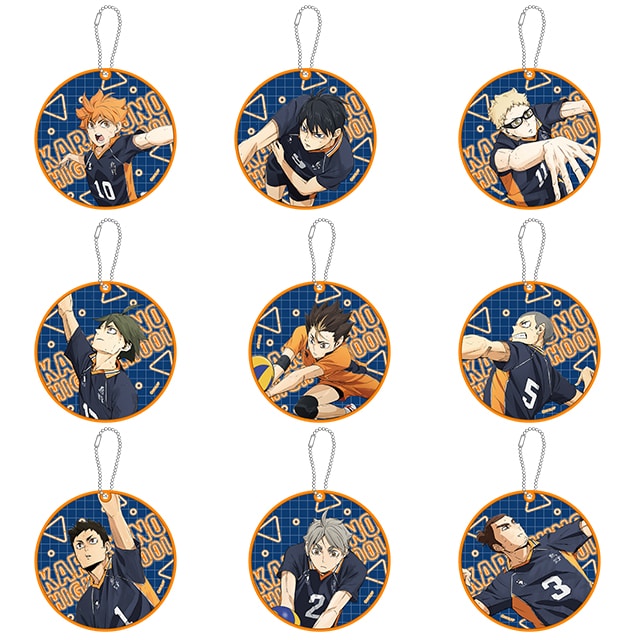 『劇場版ハイキュー!! ゴミ捨て場の決戦』 トレーディングラバーコースター 烏野Ver.【全9種】