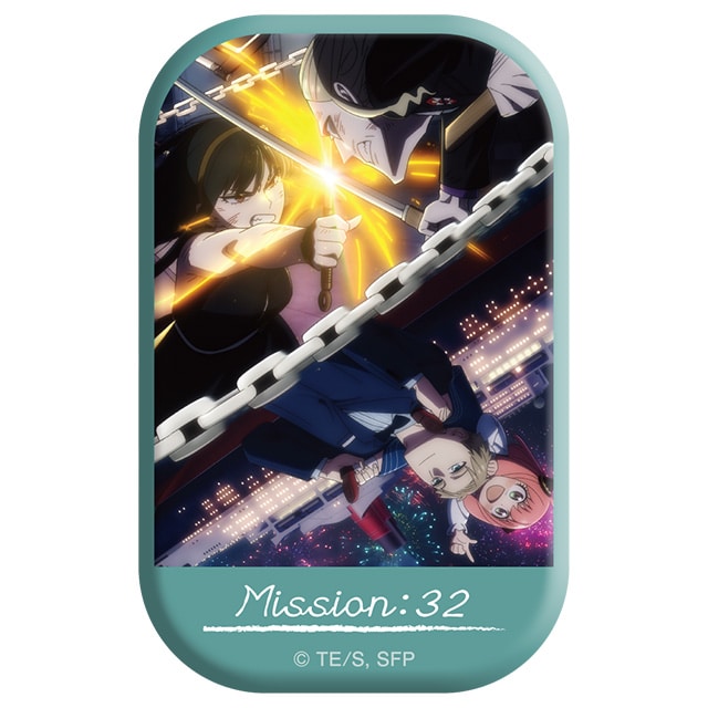 SPY×FAMILY メインビジュアルスクエア缶バッジ／MISSION:32「誰がための任務」メインビジュアル