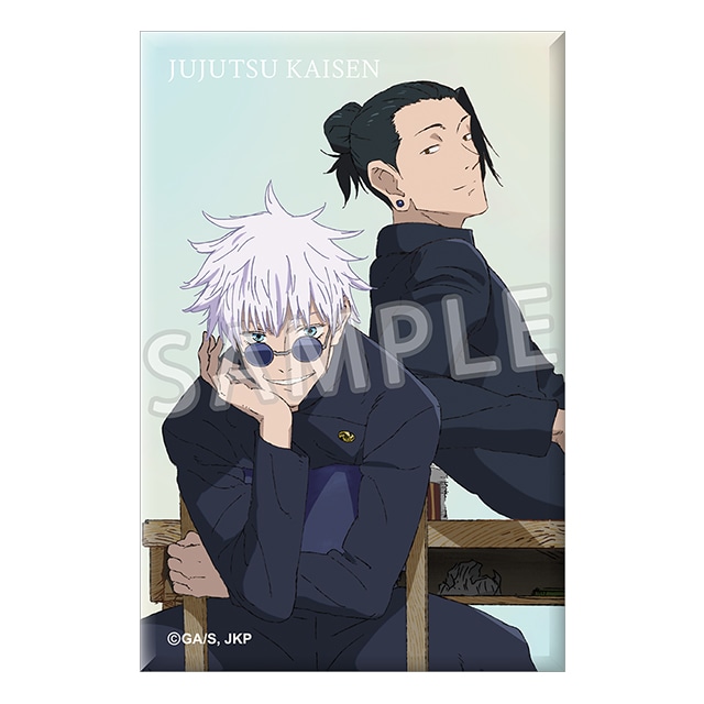 呪術廻戦 懐玉・玉折 スクエア缶バッジスタンド （五条 悟・夏油 傑）