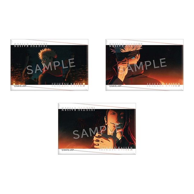 呪術廻戦 渋谷事変 場面写(OP) スクエア缶バッジ3個セット