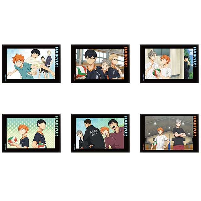 ハイキュー!! トレーディングスクエア缶バッジ 【全6種】 ランダム3個セット