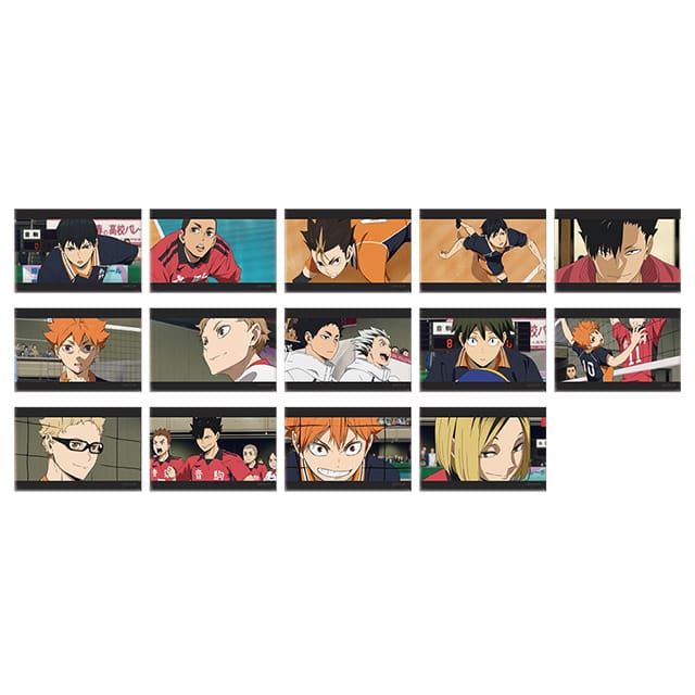 劇場版ハイキュー!! ゴミ捨て場の決戦 トレーディングスタンド付きスクエア缶バッジ 場面写真 【全14種】 ランダム3個セット