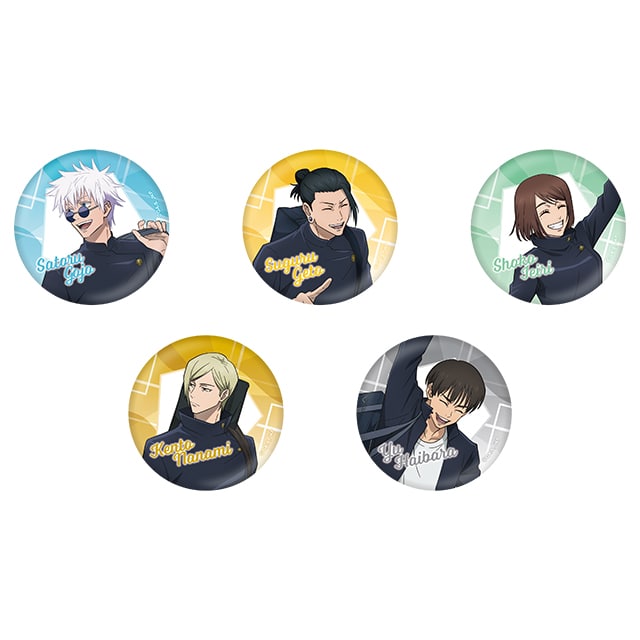 呪術廻戦 描き下ろしトレーディング缶バッジ 懐玉・玉折 AJ2024Ver.  【全5種】 ランダム3個セット