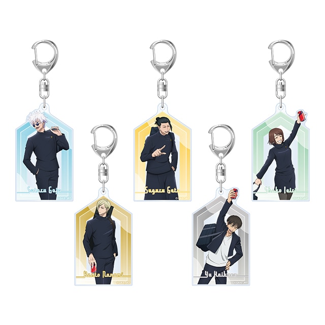 呪術廻戦 描き下ろしトレーディングアクリルキーホルダー 懐玉・玉折 AJ2024 Ver. 【全5種】 ランダム2個セット