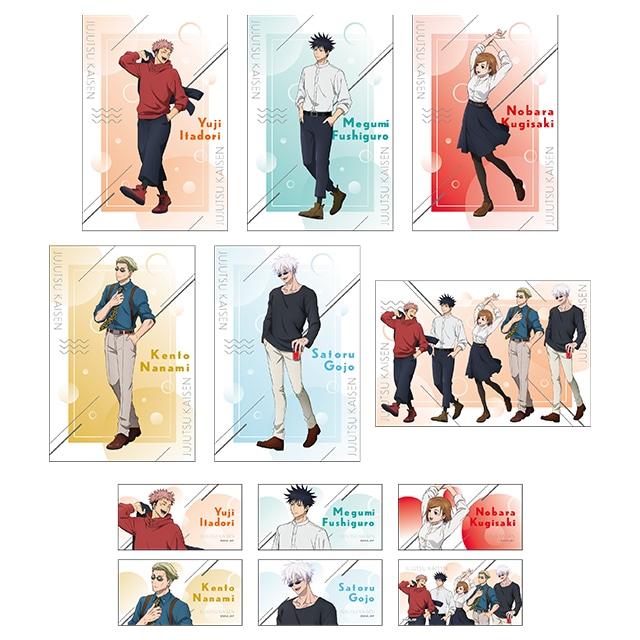 呪術廻戦 描き下ろしポストカード6枚＋ミニカード6枚セット AJ2024Ver.