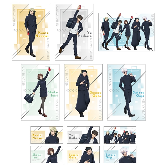 呪術廻戦 描き下ろしポストカード6枚＋ミニカード6枚セット 懐玉・玉折 AJ2024Ver.