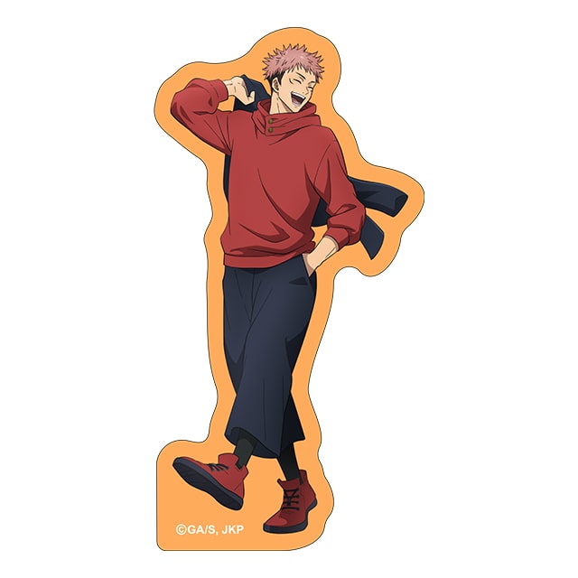 呪術廻戦 描き下ろしクリアダイカットステッカー 虎杖悠仁 AJ2024Ver.