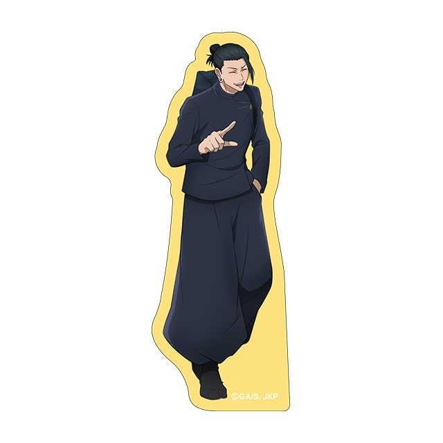 呪術廻戦 描き下ろしクリアダイカットステッカー 懐玉・玉折 夏油 傑 AJ2024Ver.