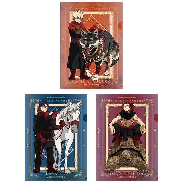 僕のヒーローアカデミア 描き下ろしクリアファイル3枚セット A （爆豪/飯田/切島） AJ2024Ver.