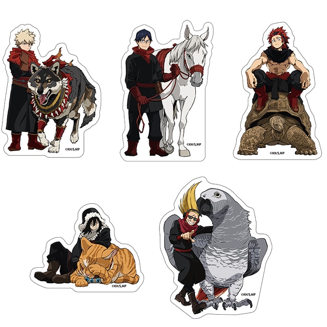 僕のヒーローアカデミア 描き下ろしトレーディングダイカットステッカー AJ2024Ver. 【全5種】 ランダム2枚セット