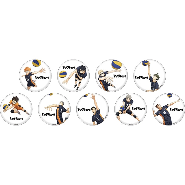 ハイキュー!! トレーディング缶マグネット 烏野高校【全9種】 ランダム2個セット