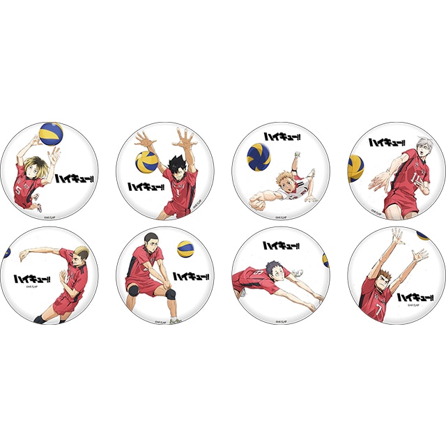 ハイキュー!! トレーディング缶マグネット 音駒高校【全8種】 ランダム2個セット