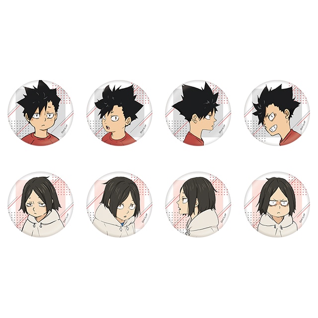 ハイキュー!! トレーディング缶バッジ 孤爪・黒尾（幼少期）【全8種】 ランダム3個セット