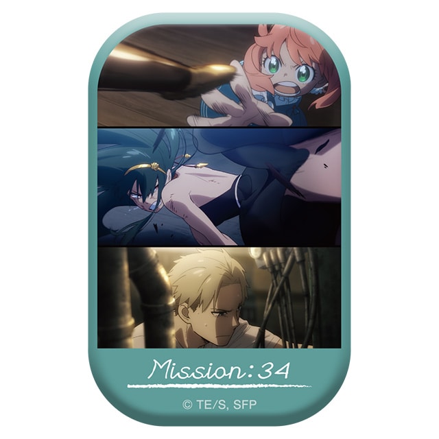 SPY×FAMILY メインビジュアルスクエア缶バッジ／MISSION:34「未来を繋ぐ手」メインビジュアル