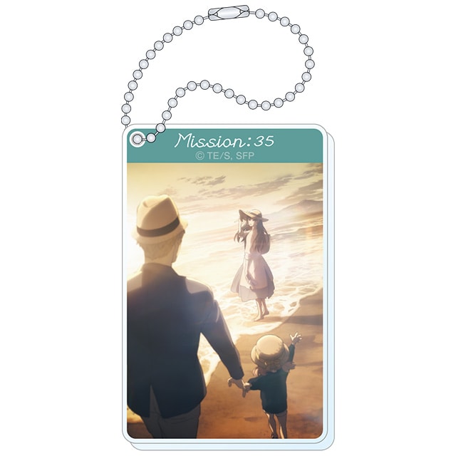 SPY×FAMILY メインビジュアルアクリルキーホルダー／MISSION:35「リゾートを満喫せよ／休暇自慢」メインビジュアル
