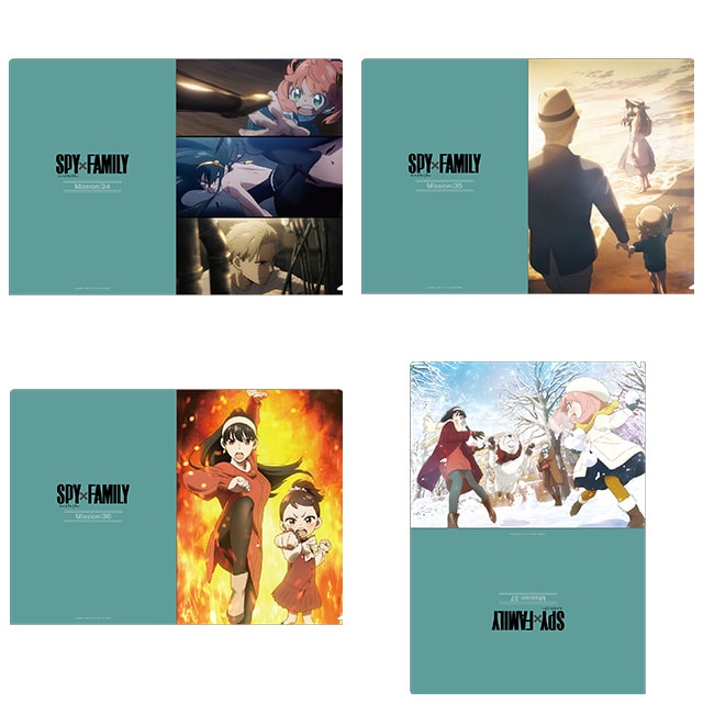 SPY×FAMILY メインビジュアルクリアファイルセット MISSION:34～37