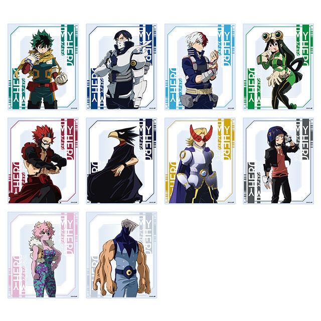 僕のヒーローアカデミア 7期新ビジュアルⅡ トレーディングアクリルカードA 【全10種】 ランダム2枚セット