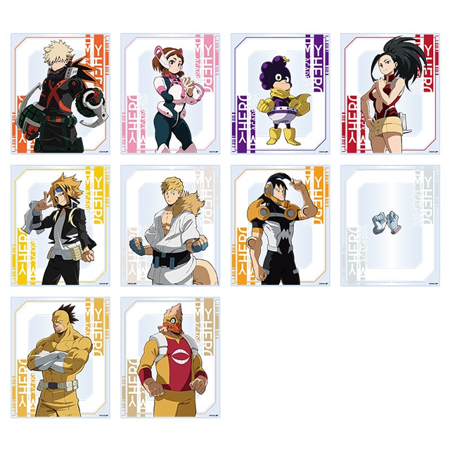 僕のヒーローアカデミア 7期新ビジュアルⅡ トレーディングアクリルカードB 【全10種】 ランダム2枚セット