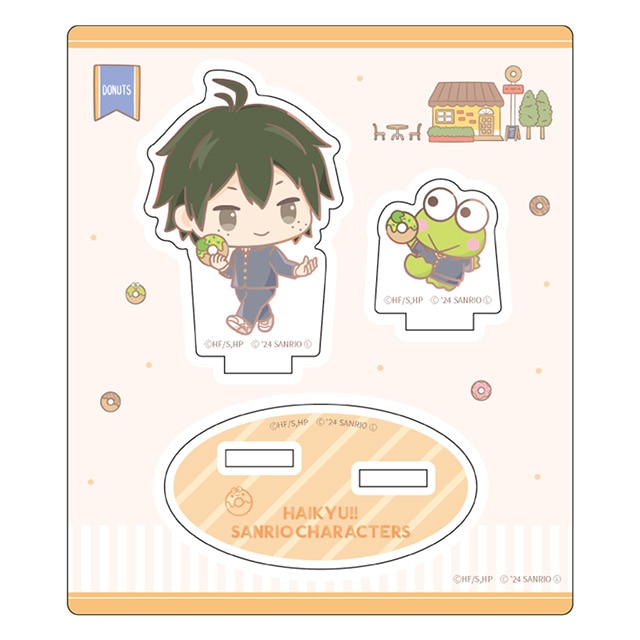 ハイキュー!!×サンリオキャラクターズ アクリルスタンド④山口 忠×けろけろけろっぴ