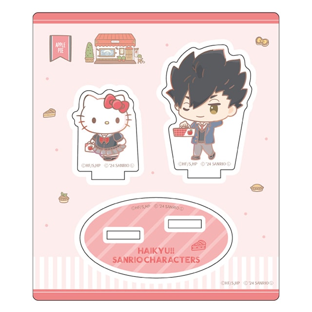 ハイキュー!!×サンリオキャラクターズ アクリルスタンド⑥黒尾鉄朗×ハローキティ