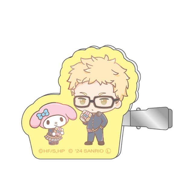 ハイキュー!!×サンリオキャラクターズ アクリルヘアクリップ③月島 蛍×マイメロディ
