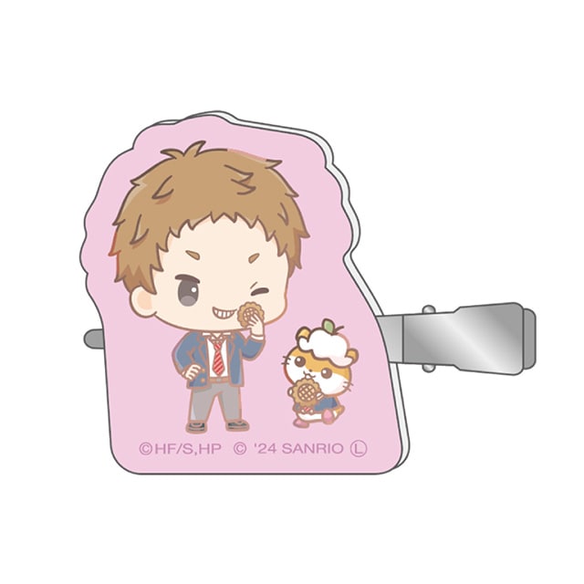 ハイキュー!!×サンリオキャラクターズ アクリルヘアクリップ⑦夜久衛輔×コロコロクリリン