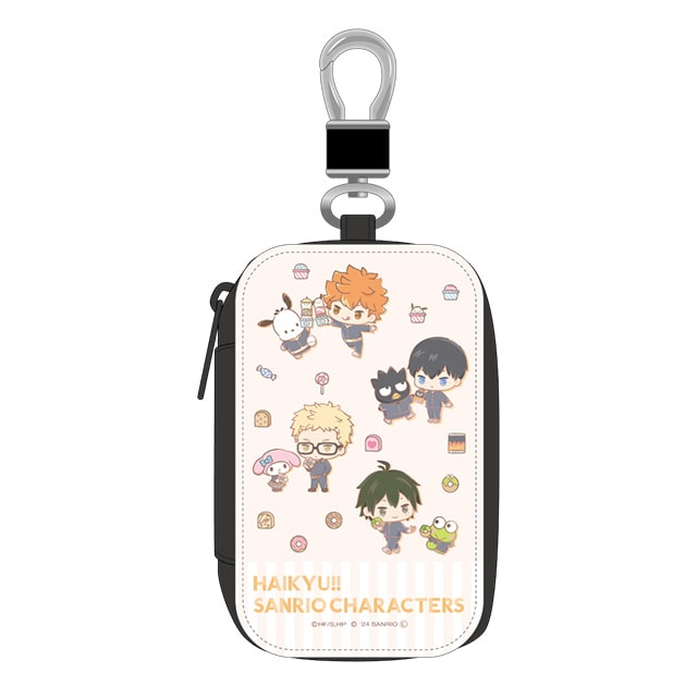 ハイキュー!!×サンリオキャラクターズ ファスナーキーケース パターンA（烏野）