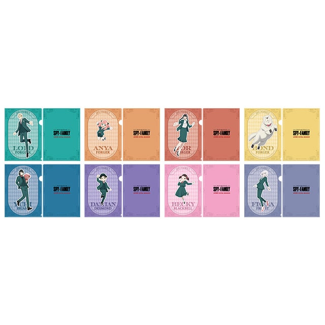 『SPY×FAMILY』ANIME EXTRA MISSION トレーディングミニクリアファイル 【全8種】 コンプリートセット