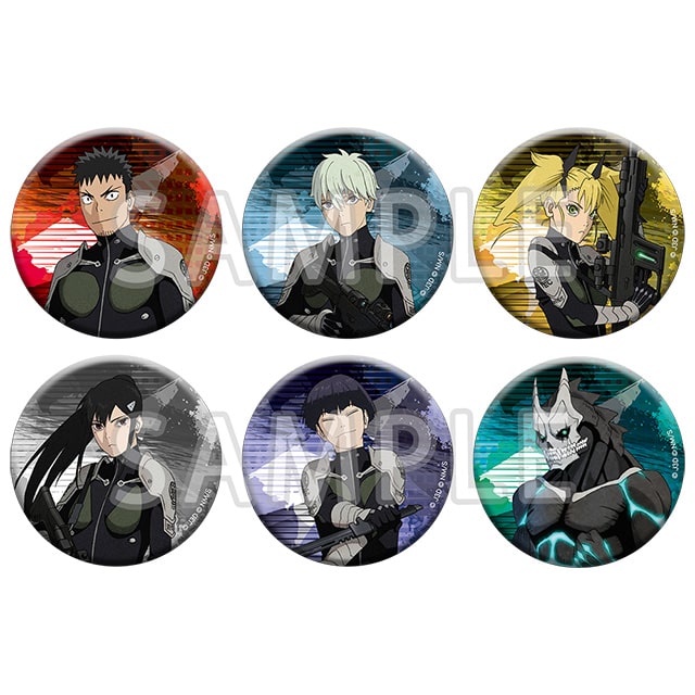 怪獣8号 トレーディング缶バッジ Vol.2 【6種】 コンプリートセット