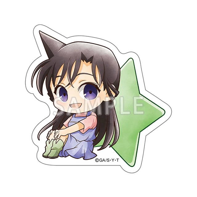 名探偵コナン ダイカットステッカー／毛利 蘭 ミニキャラ スター