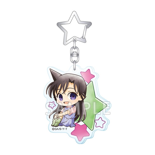 名探偵コナン アクリルキーホルダー／毛利 蘭 ミニキャラ スター