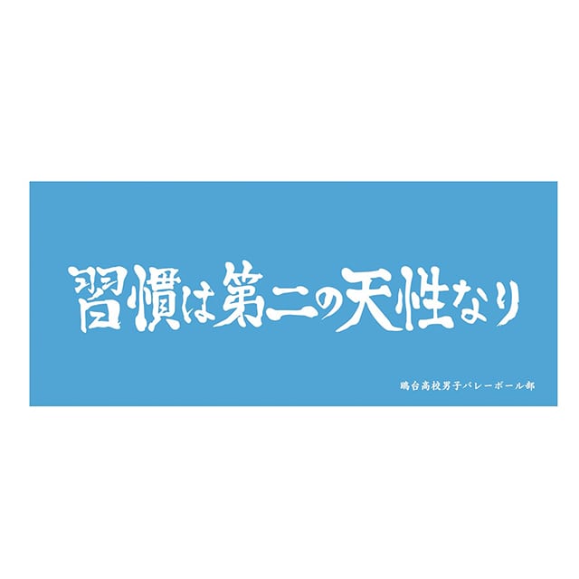 ハイキュー!! 横断幕フェイスタオル 鴎台高校
