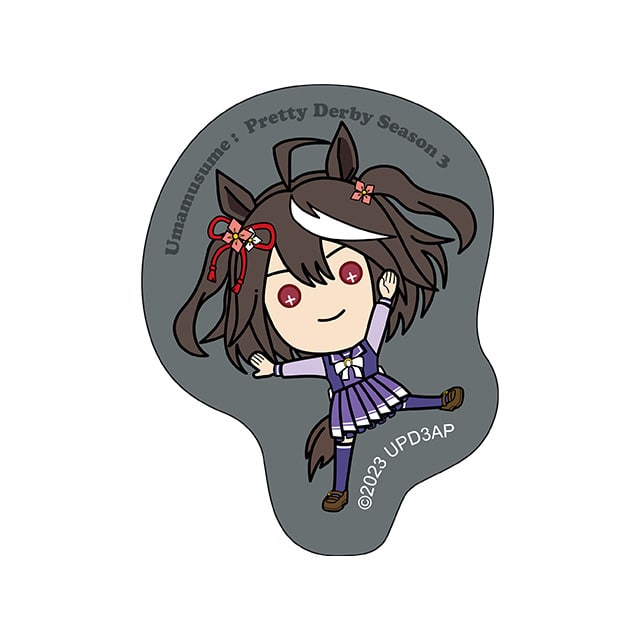 TVアニメ『ウマ娘 プリティーダービー Season 3』 たすっこ ダイカットステッカー キタサンブラック