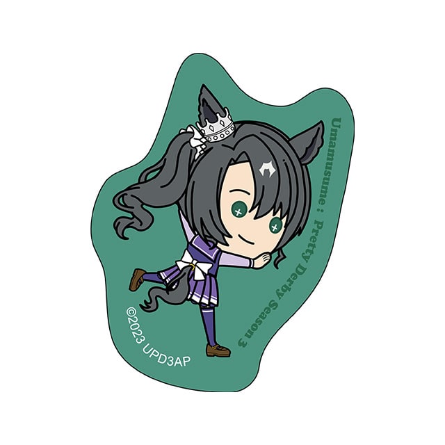 TVアニメ『ウマ娘 プリティーダービー Season 3』 たすっこ ダイカットステッカー サトノクラウン