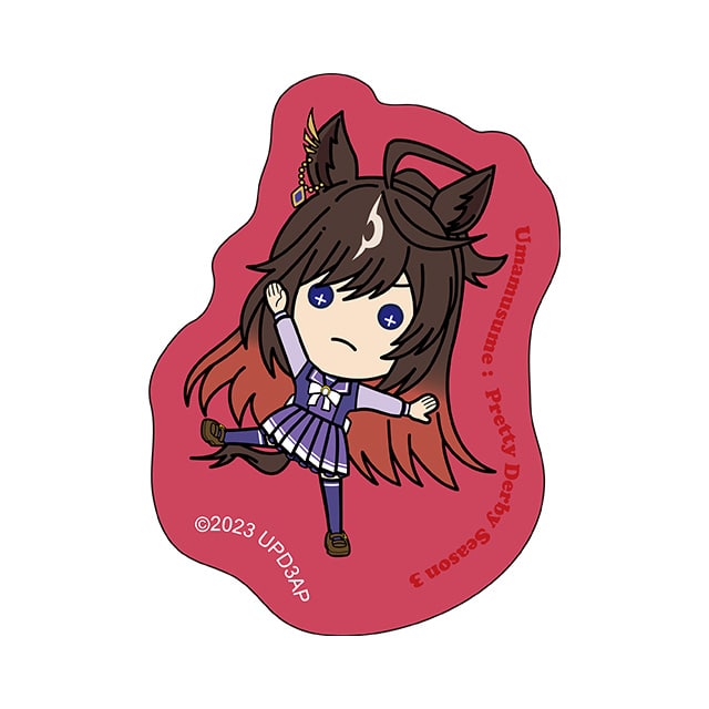 TVアニメ『ウマ娘 プリティーダービー Season 3』 たすっこ ダイカットステッカー ドゥラメンテ