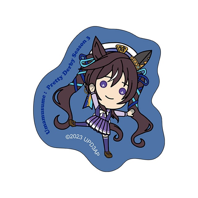 TVアニメ『ウマ娘 プリティーダービー Season 3』 たすっこ ダイカットステッカー ヴィブロス
