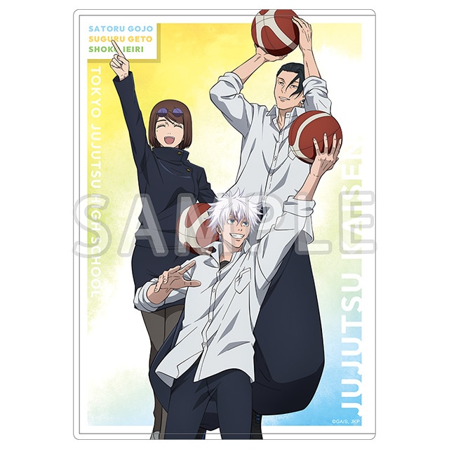 呪術廻戦 懐玉・玉折 硬質クリアケース 集合 バスケVer.