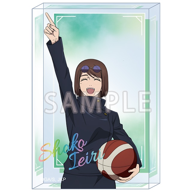 呪術廻戦 懐玉・玉折 アクリルブロック 家入硝子 バスケVer.