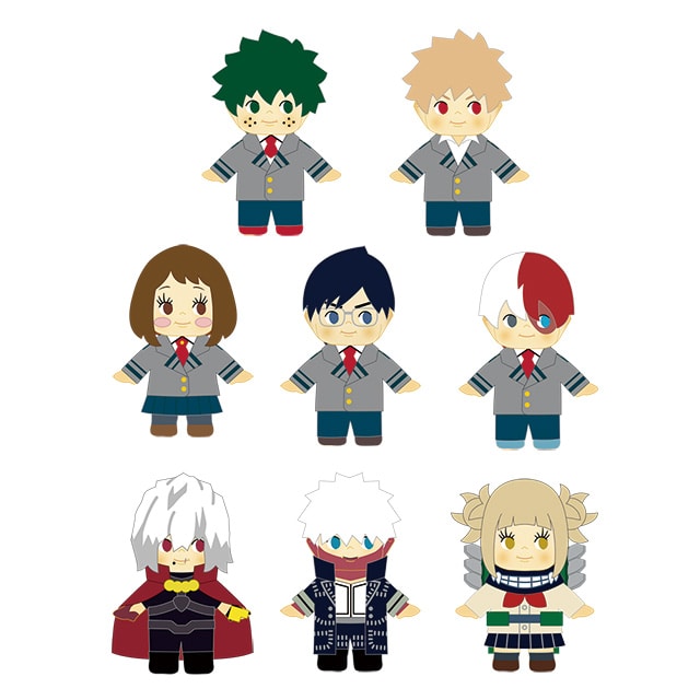 僕のヒーローアカデミア トレーディングコスチュームキューピー 【全8種】