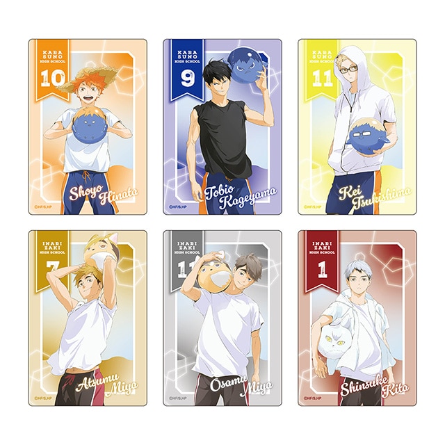 ハイキュー!! トレーディングクリアカード ビーチボールver. 【全6種】 ランダム3個セット